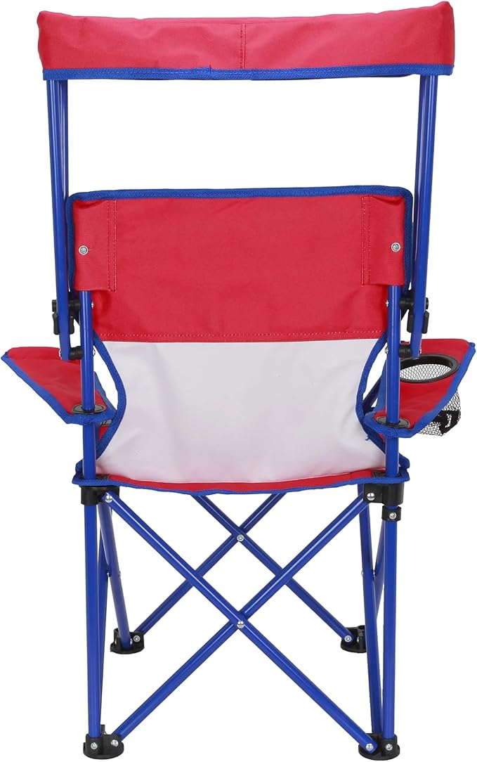 Canopy Chair with Safety Lock (125 lb. Capacity) Red/Blue