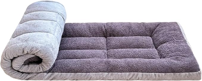 Thick Camping Sleeping Pad - Lamb Fluff Camping Cot Pads for Adult Soft Sleeping Mat Non-Slip Camping Mattress Pad for Car Tent