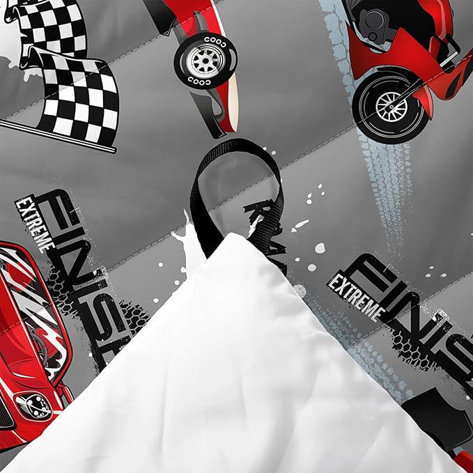 Axolotl Racing Car Lightweight Travel BlanketCooling Red Car Printed Camping BlanketBoys Extremly Gaming Packable Portable Outdoor BlanketWaterproof Travel Blanket for HikingTravelingCampingGrey