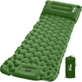 HiiPeak Camping Sleeping Pad Ultralight Camping Mat with Pillow Built-in Foot Pump Inflatable Sleeping Pads Compact for Camping Backpacking Hiking Traveling Tent