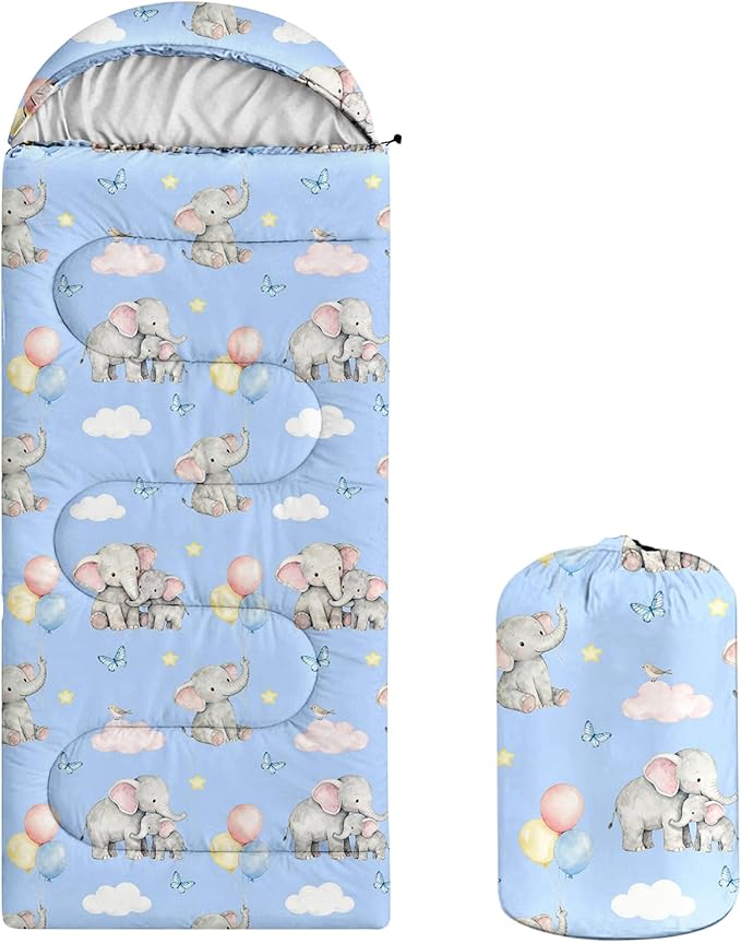 Camping Sleeping Bags Lightweight Waterproof Sleeping Bag and Compact with Compression Sack for Outdoor