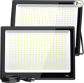 XXBSAZ LED Flood Light Outdoor High Power Commercial Work Light IP66 Waterproof Daylight Super Bright Security Stadium Lights for Parking Lots Warehouses Yard (2 300 Watts)