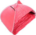 Instant Pop-Up Beach Tent Portable Sunshade Shelter Foldable Camping Hiking Tent with UV Protection Large Red for Travel and Picnic Outdoors