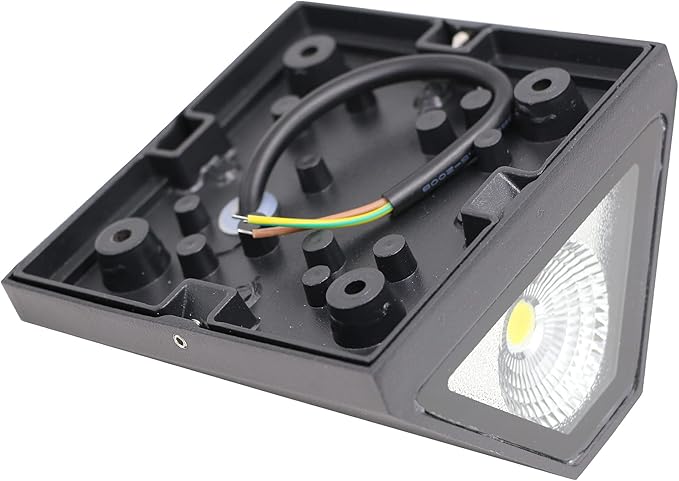 12W LED Outdoor External Wall Sconces Door Gate Light Waterproof Fixture lamp Black Warm White