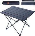 Nice C Camping Table Camp Table Folding Table Beach Table Roll up Foldable Collapsible Aluminum Ultralight Compact with Carry Bag for Outdoor Picnic Cooking Festival Indoor Office