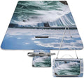 Niagara Falls Beach BlanketPortable Waterproof Picnic Blanket58.3''x 58.3'' Extra Large Picnic Mat for BeachCamping Grass Lawn Park Accessorie for Festival BBQ