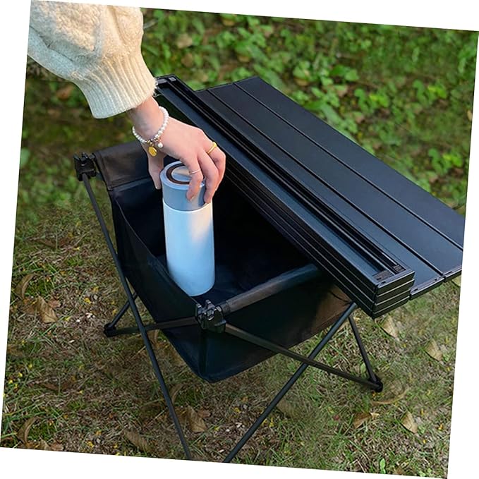 Yardwe Portable Folding Camping Table Easy Setup Sturdy Compact Storage Outdoor Desk