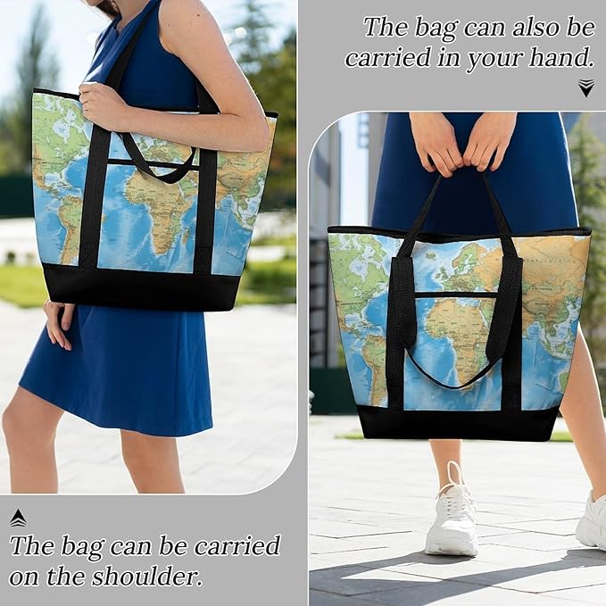 Insulated Shopping BagLarge Reusable Cooler Bags 42f166dc38328f1bf7f54c08b91a1f7 Printed Foldable Shopping BagTravel Waterproof Shoulder Bag