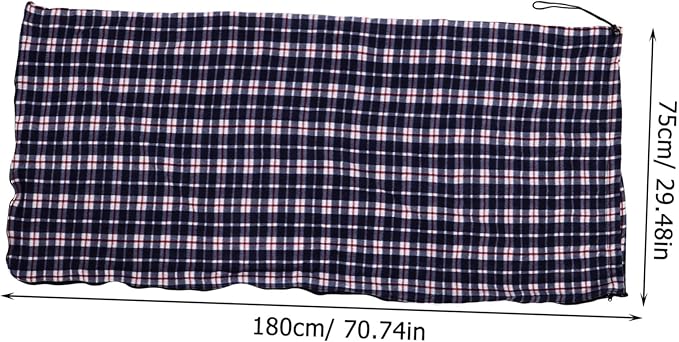 Yardwe Portable Lightweight Adult Down for Camping Machine Washable Fleece Liner Comfortable Indoor Outdoor Use Warm and Compact for Hiking Picnic Travel