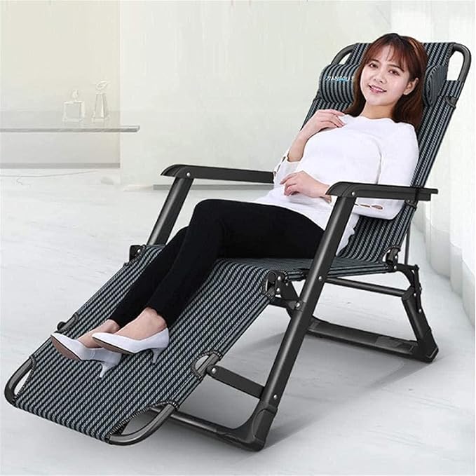 Home Chair Outdoor Folding Bed Portable Office Lounge Chair Garden Garden Pool Beach Lounge Chair