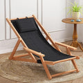 Oversized Padded Zero Gravity Chair – Folding Outdoor Patio Recliner with Widened Armrests PVC Fabric Adjustable Backrest Portable Beach Camping(Blackcloth-witharmrests)