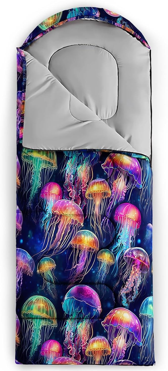 Sleeping Bags for Girls Adults 3 Season Warm Cool WeatherLightweight Waterproof Sleeping Outdoors Camping Gear Equipment