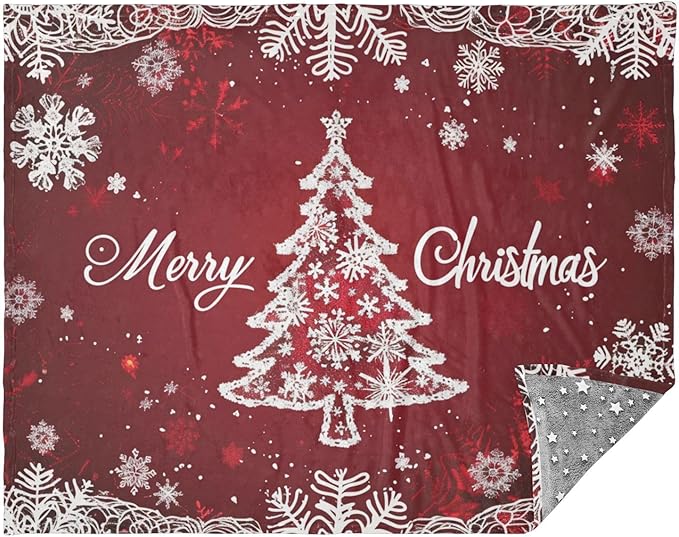 Christmas Tree Winter Lightweight Fuzzy Comfy Blanket Throw Comfy Throw Blanket for Living Room Sofa BedParty 50x70