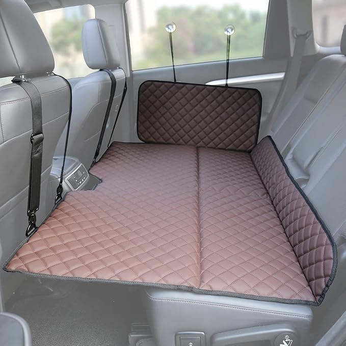 Non Inflatable Car Mattress Back Seat Extender for Truck Dogs Hammock Truck Bed Mattress Car Bed Camping Mattress Seat Covers for Car/Suv/Truck/F150/RAM1500/Silverado