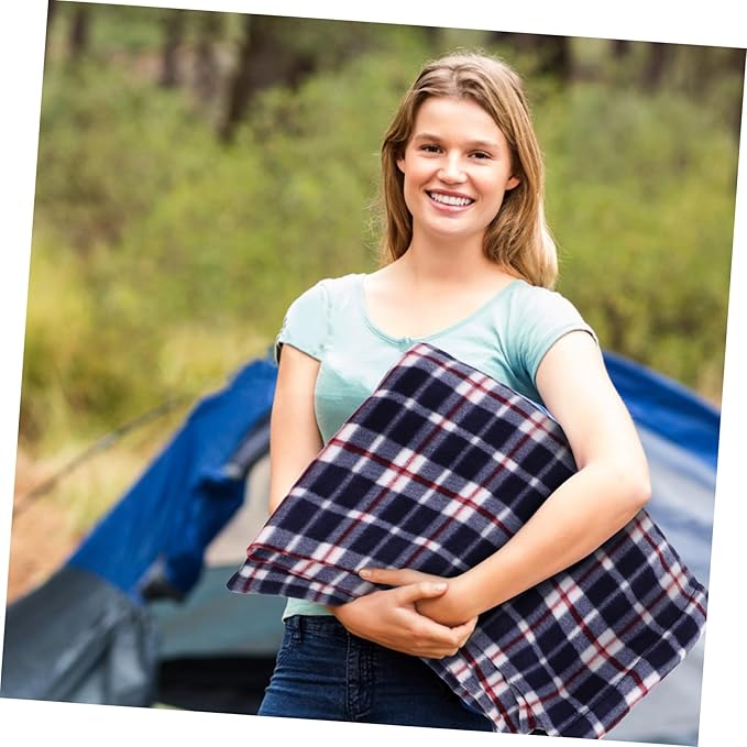 BESTonZON Portable Adult Down Liner with Fleece Lightweight Warm Outdoor Camping Sack for Hiking Picnic Foldable and Wear Resistant Blanket Compact Travel Sleeping Sack for Cold Weather