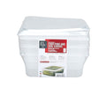 Cambro 24PPSW3190 Food Pan 1/2 X 4 3 Pack Polypropylene Translucent Case of 6