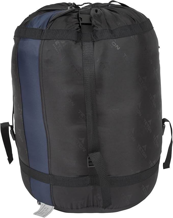 Teton 0 Degree Polara Sleeping Bag for Adults Great for All Weather Camping Hunting Versatile Outdoor Sleeping Bag Lightweight Warm Comfortable Compression Sack Included