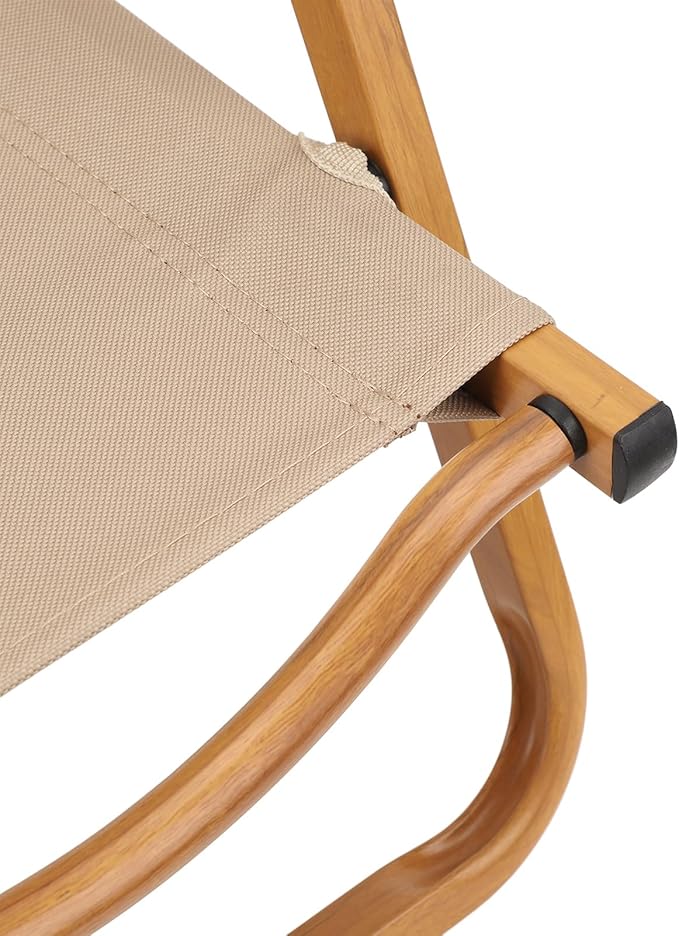 Kids Camping Chair Stylish Foldable Camp Chair for Children Under 6 Years Old for Travel Camping Garden Lawn | Aluminum AlloyWoodCanvas
