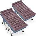 2 Pack Extra Large Cot 32 Wide Camping Cot with Mattress Comfortable Sleeping cots for Adults with Carry Bag XXL Cots for Camping Bed Folding Cot Heavy Duty for Home Outdoor Indoor