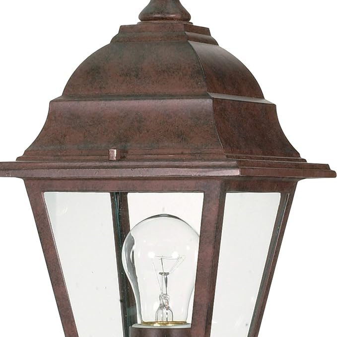 Nuvo Lighting 60/547 Postlantern with Clear Glass Bronze/Dark