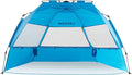 LEEDOR® Beach Tent Sun Shelter Instant Beach Umbrella with UPF 50+ UV Portable Windproof Pop Up Shade for 3 to 4 Person for Family Patent Pending