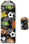 Kids Sleeping Bag for Boys GirlsCute Puppy Print-Lightweight Warm Portable Outdoor Indoor-Waterproof Cold Weather Resistant Sleeping Bag for Camping Hiking
