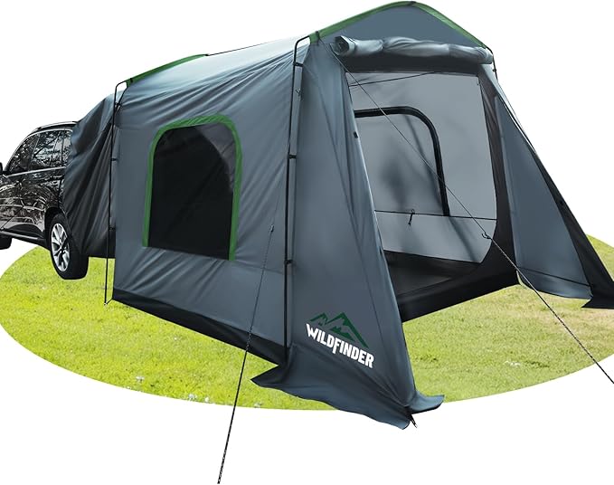 SUV Tent Rectangle Car Tent for Family Waterproof &amp Windproof for Car Camping Large Camping Tents with Storage Bag SUV Van Jeep