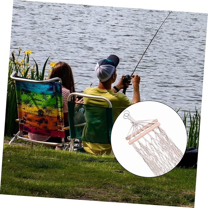 Hanging Hammock Chair Straps Rope Hammock Stand for Camping Traveling Lightweight