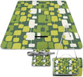 Modern Mid Century Seamless Abstract Pattern Waterproof Outdoor Picnic Blanket Sandproof Beach Mat for Camping Hiking Grass Travelling