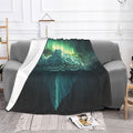 Iceberg Under The Iceberg Soft Fleece Blanket 60 * 50 inch Soft Sofa Blanket Suitable for Sofa Camping Travel Night Cover Blanket