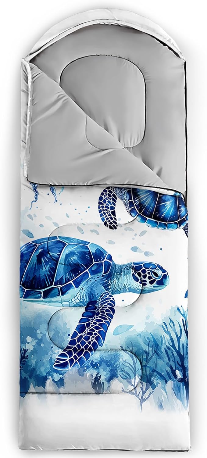 QOOMO Camping Sleeping Bags3 Season Warm &amp Cool WeatherLightweightWaterproof Sleeping Bags for Adults &amp Kids Travelingand Outdoors