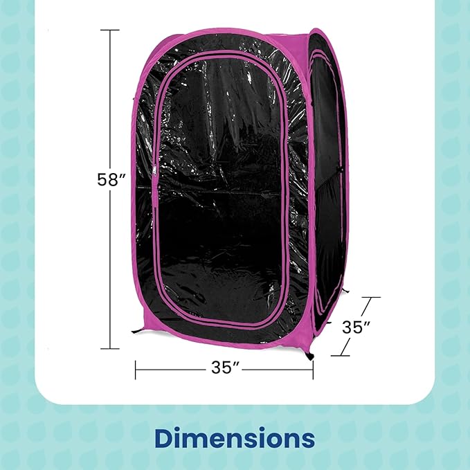 WeatherPod 1-Person Pop-Up Pod with Tinted Panels – Pop-Up Weather Pod Protection from Cold Wind and Rain with Added Privacy