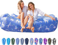 AlphaBeing Inflatable Lounger Beach Chair Accessories Air Sofa Hammock Inflatable Couch for Camping Backyard Lakeside with Compression Sacks Ideal Outdoor Gifts for Adults