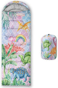 Kids Sleeping Bag for Boys GirlsCheckerboard Cat Print-Lightweight Warm Portable Outdoor Indoor-Waterproof Cold Weather Resistant Sleeping Bag for Camping Hiking