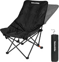 Naturehike Seastar Padded Camping Chair Oversized 2-Position Adjustable Folding Chair Portable Camp Chair with Side Pocket &amp Carry Bag