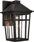 Darkaway Outdoor Sconce Lights Wall Light Fixtures 14inch Large Porch Light Outdoor Wall Anti-Rust Waterproof Aluminum with Glass Exterior Light Fixture for Patio Yard Doorway Garage (Large Black)