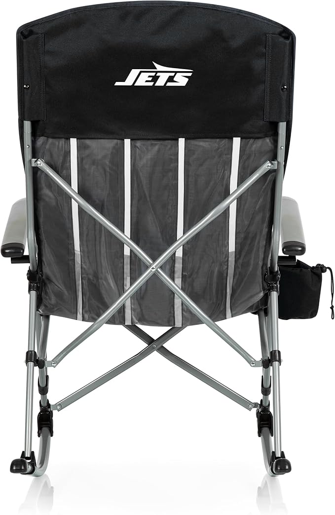 Picnic TIME NFL Unisex-Adult NFL Outdoor Rocking Camp Chair XL Heavy Duty Camping Chair for Adults
