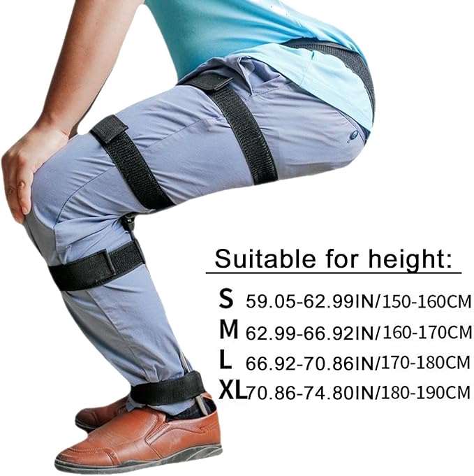Invisible Folding Chair for Fishing &amp Camping - Portable Wearable Stool for Outdoor Concerts Subways &amp Travel - Lightweight &amp Compact Design for Easy Carrying