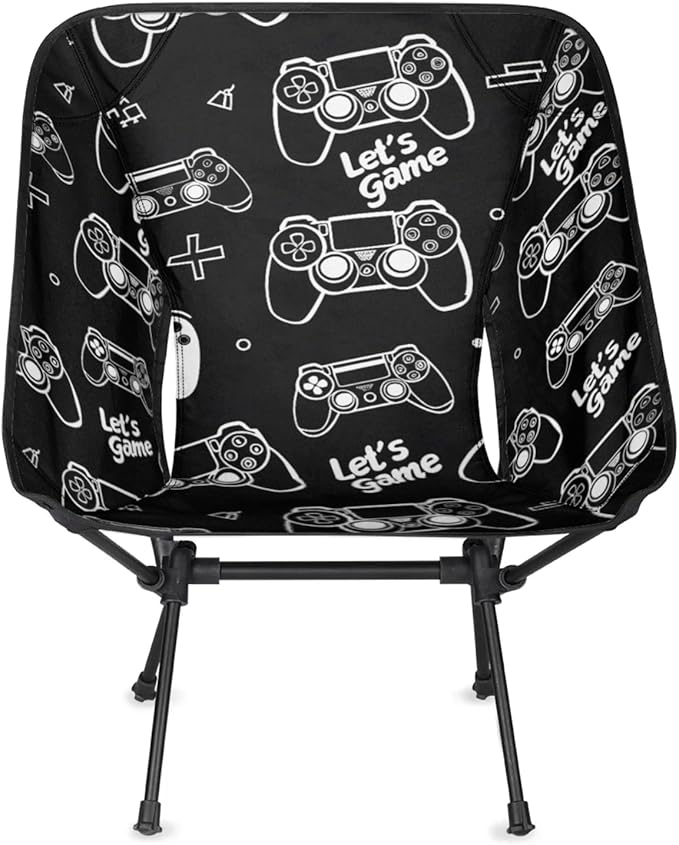 Honeybaby Folding Camping Chair Game Controllers Camping Chairs Lightweight Portable Chair Outdoor Foldable Chairs for Camping Travel Picnic Beach Hiking