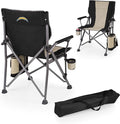 Picnic TIME NFL Unisex-Adult NFL Outlander Folding Camping Chair with Cooler Heavy Duty Beach Chair