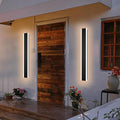 2-Pack 40-Inch Outdoor LED Wall Light Fixtures IP65 Waterproof Exterior Wall Sconce Lighting with Build-in Integrated LED &amp 5 Color Dimmable (3000K/3500K/4500K/5000K/6000K)