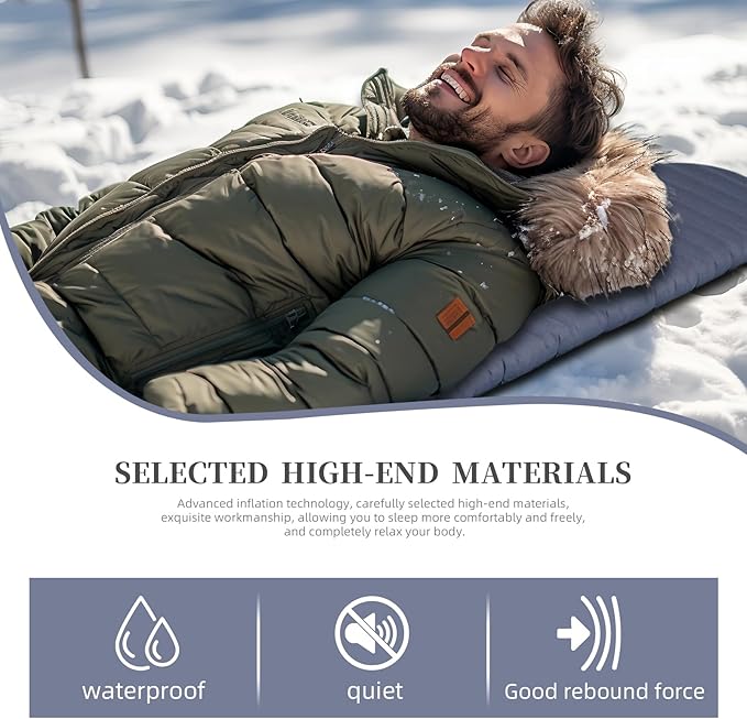 Ultralight Sleeping Pad for Camping 74.8x23.2 Camping Mat with Pump Sack Inflatable Sleeping Pads Compact for Camping Backpacking Hiking Traveling Tent
