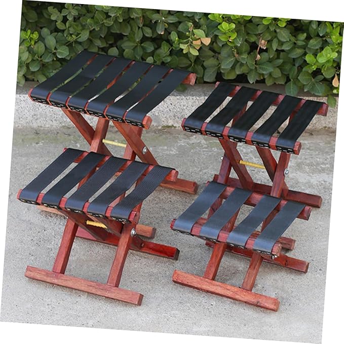Totority Compact Folding Stool for Outdoor Use Portable and Multi-Functional Bench for Camping Fishing and Gardening Space-Saving Design No Assembly Required