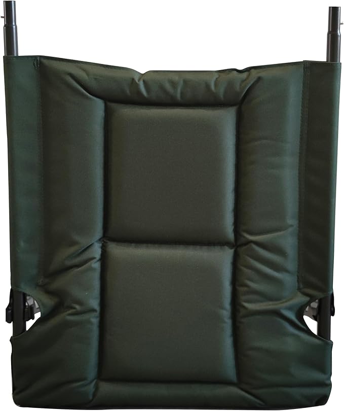 Camping Lounge Chair with Detachable Footrest Portable Folding Reclining Camping Chair with Adjustable backrest for Indoor and Outdoor Camping Beach Hiking Fishing Green+Black