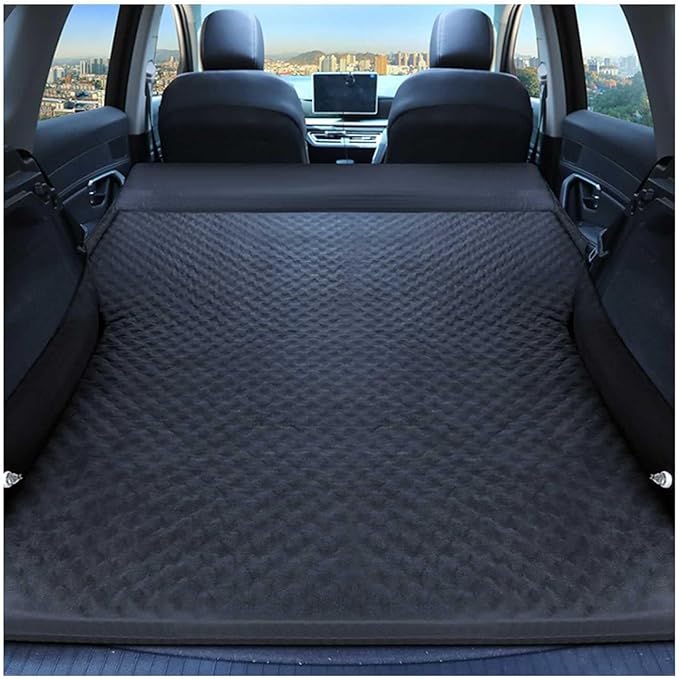 Truck Bed Mattress Portable Car Air Mattress for SUV Truck Camping &amp Travel Black