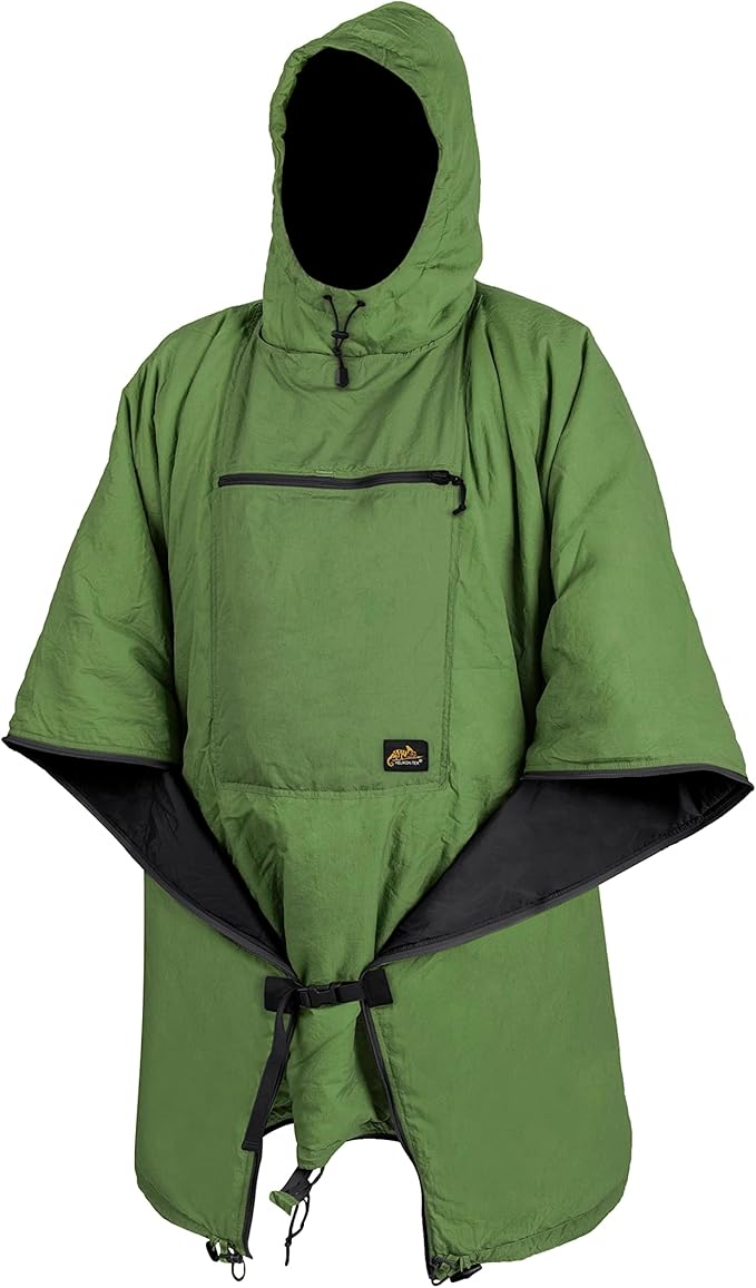 Helikon-Tex Swagman Roll Military Poncho - Multi-purpose Poncho &amp Emergency Poncho - Survival Gear - Woobie Blanket &amp Jacket