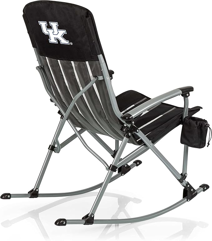 Picnic TIME NCAA Unisex-Adult NCAA Outdoor Rocking Camp Chair XL Heavy Duty Camping Chair for Adults