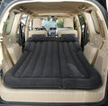 SUV Inflatable Mattress Car Camping Inflatable Bed Car Back Seat Inflatable Bed 175x130cm Car Mattress PVC Flocking Lathe (Black)