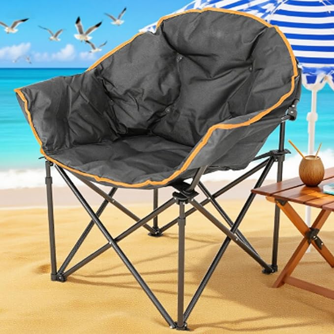 Warm Backrest Camping Outdoor Folding Chairs Portable Beach Camping Chair Portable Foldable Wild Fishing Outdoor Lounge Chairs