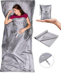 The Friendly Swede Sleeping Bag Liner — Ultralight Polyester or Cold Weather Microfiber Adult Sleep Sack- Camping Sheets - Travel Sleeping Bag with Pocket-Size Stuff Sack